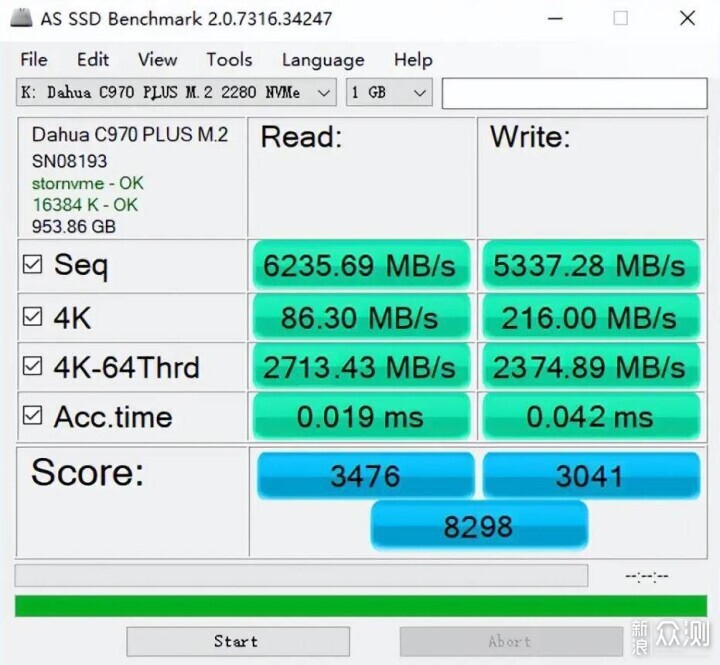 大华存储C970 PLUS系列PCIe4.0固态硬盘体验_新浪众测