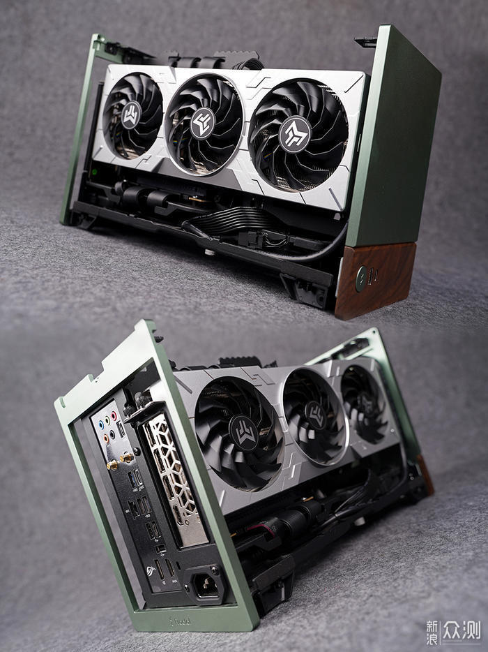 分形工艺 Terra 粽子款 ITX 机箱装机展示_新浪众测