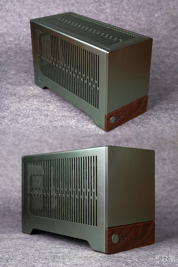 分形工艺 Terra 粽子款 ITX 机箱装机展示_新浪众测