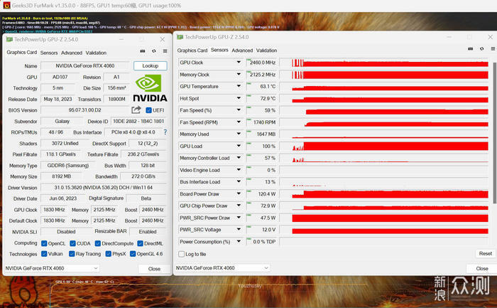 影驰Geforce RTX 4060金属大师OC显卡开箱评测_新浪众测