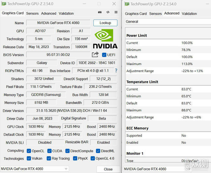 影驰Geforce RTX 4060金属大师OC显卡开箱评测_新浪众测