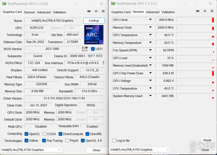 ROGB760I+蓝戟A750+分形工艺TorrentNano装机_新浪众测