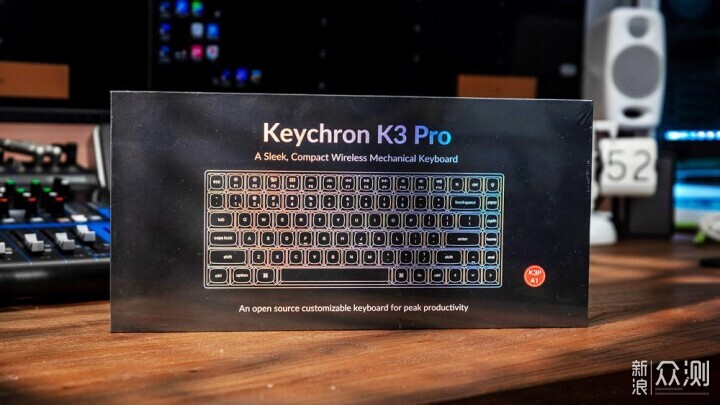 便携双模矮轴机械键盘Keychron K3 Pro开箱_新浪众测