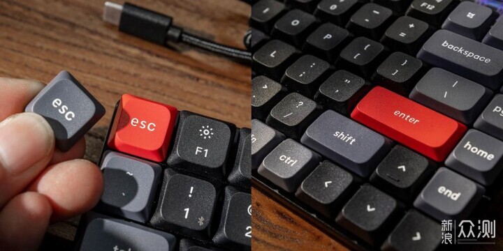 便携双模矮轴机械键盘Keychron K3 Pro开箱_新浪众测