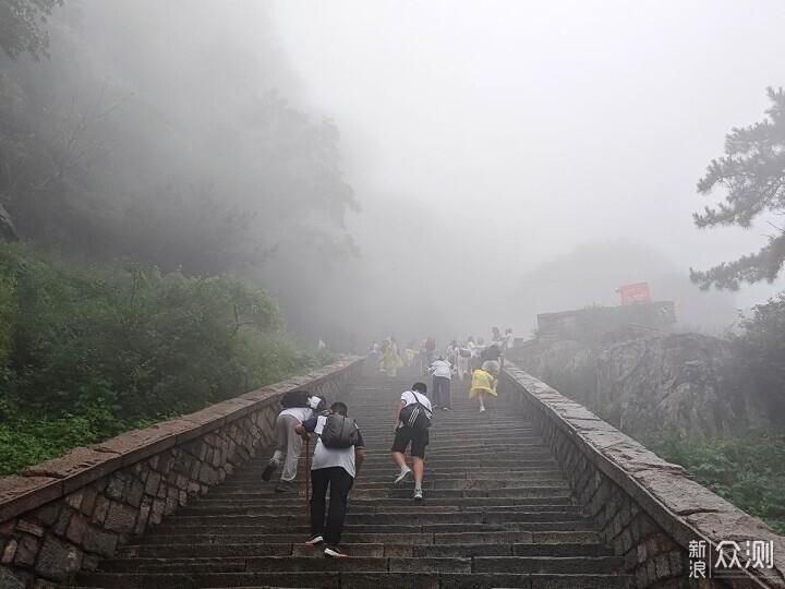 出游随拍：雨中登泰山用手机摄影记录的美景_新浪众测