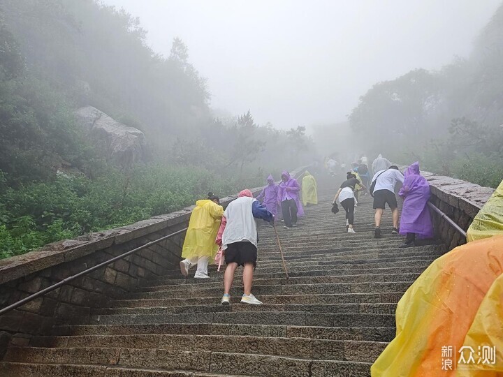 出游随拍：雨中登泰山用手机摄影记录的美景_新浪众测