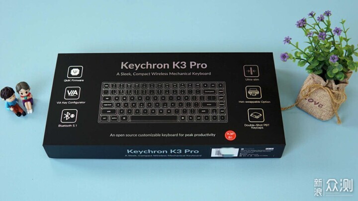 为工作增添乐趣，Keychron K3Pro 机械键盘！_新浪众测