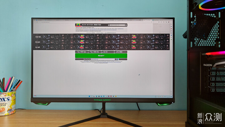 2K分辨率165Hz高刷游戏显示器不到千元_新浪众测
