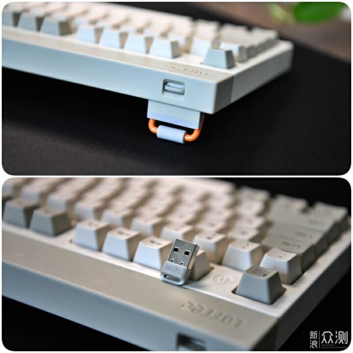打造书房2㎡：Lofree洛斐小方98三模机械键盘