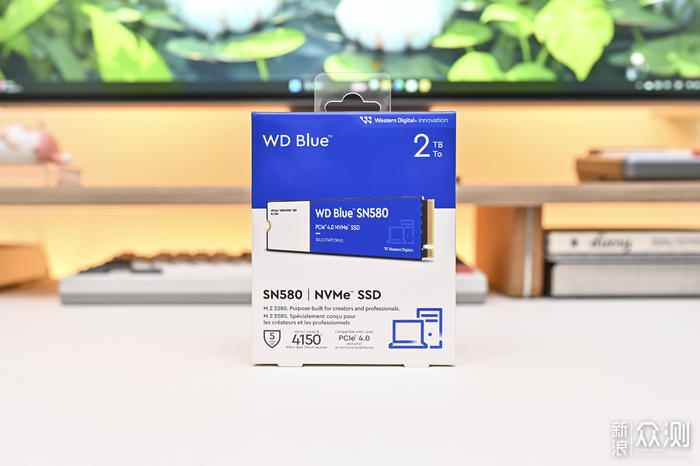 西部数据 WD Blue SN580 PCIe4.0 2TB开箱简测_新浪众测