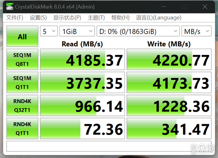 西部数据 WD Blue SN580 PCIe4.0 2TB开箱简测_新浪众测