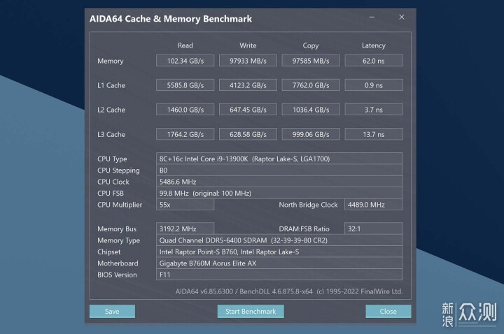 金百达DDR5 6400 RGB灯效内存条入手超频_新浪众测