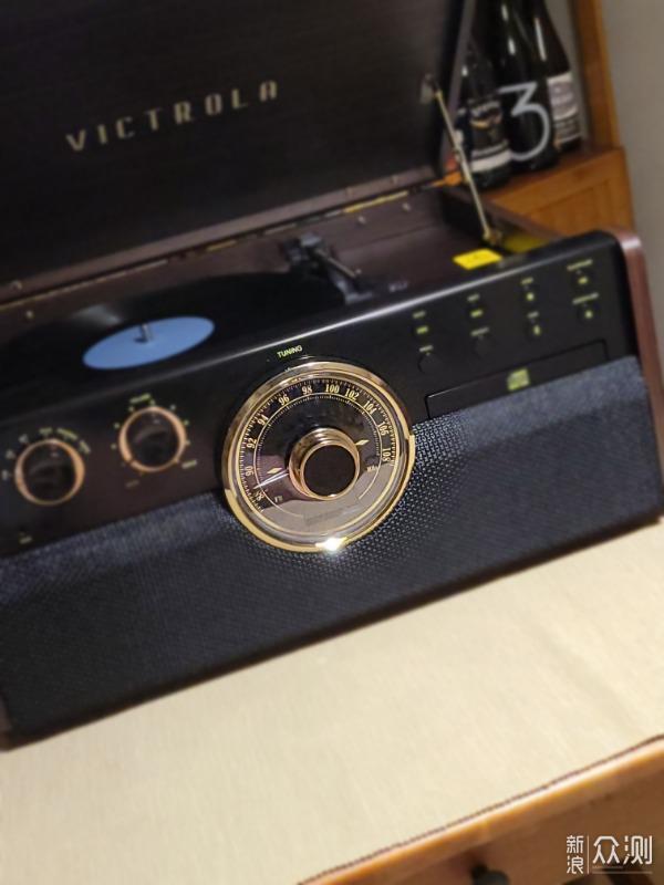 Victrola Empire六合一多功能黑胶复古留声机_新浪众测