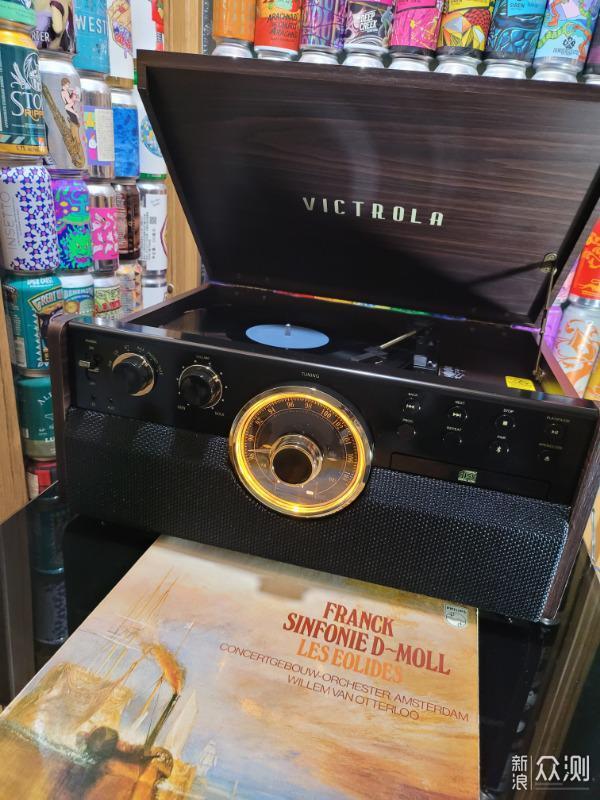 Victrola Empire六合一多功能黑胶复古留声机_新浪众测