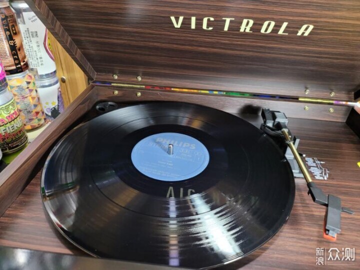 Victrola Empire六合一多功能黑胶复古留声机_新浪众测