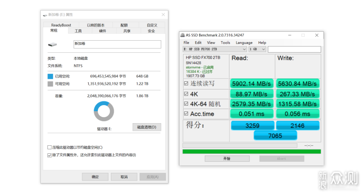 速度稳定7.2GB/s，惠普HP FX700 2TB固态硬盘_新浪众测