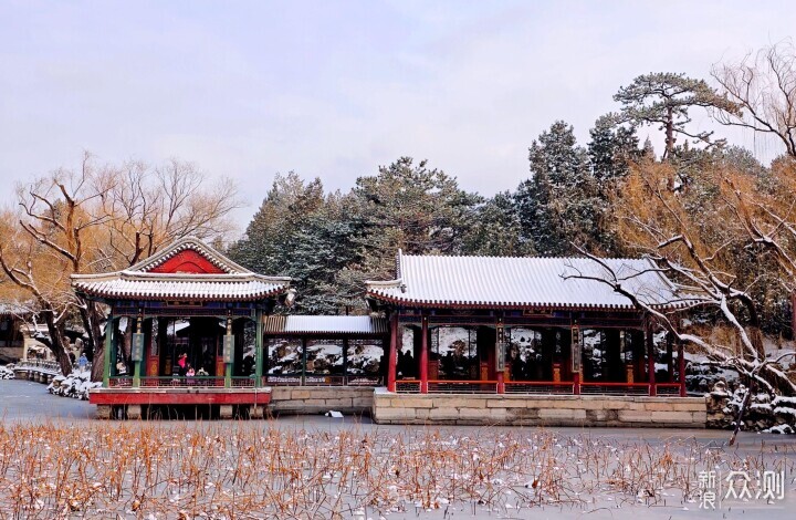 投石问路：用iQOO12手机摄影记录谐趣园雪景_新浪众测