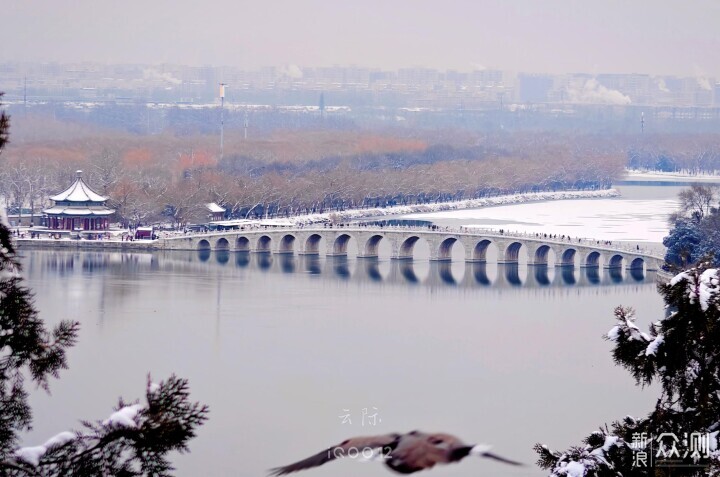 投石问路：用iQOO12手机摄影记录谐趣园雪景_新浪众测