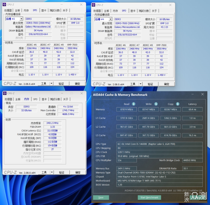 内存8000Mhz+成为常态？微星B760M刀锋钛实测_新浪众测