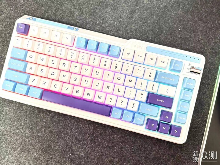 碧海潮生按玉箫珂芝K75 Lite机械键盘使用分享_新浪众测