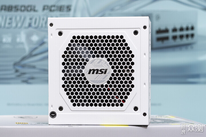 微星MAG A850GL PCIE5 WHITE 电源开箱_原创_新浪众测