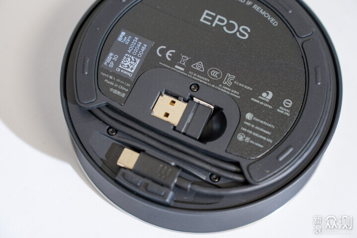 全指向拾音还降噪 线上会议小能手 EPOS-SP30+_新浪众测
