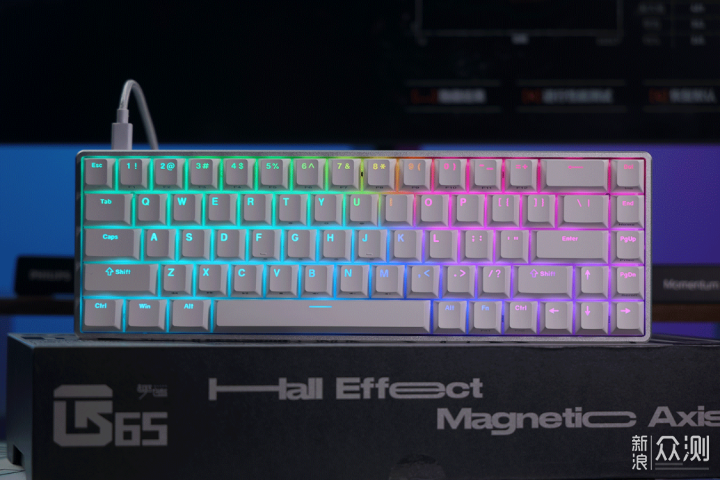 先马趣造G65霍尔效应磁轴键盘体验分享_新浪众测