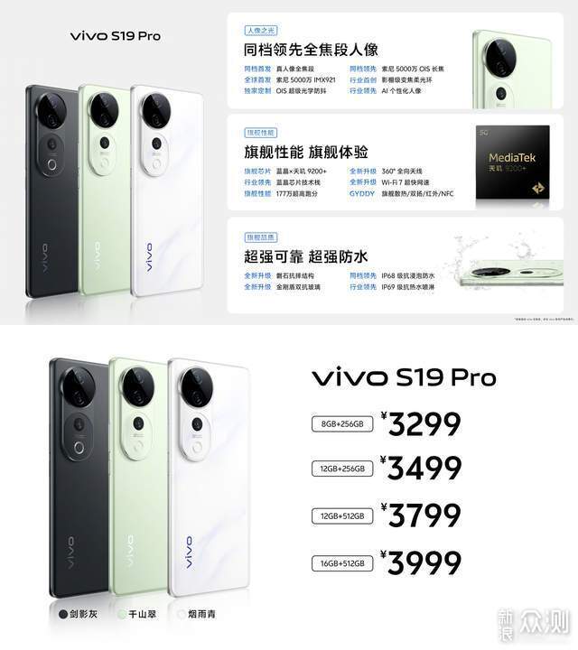 vivo S19系列：影棚全焦段人像+轻薄续航灭霸_新浪众测