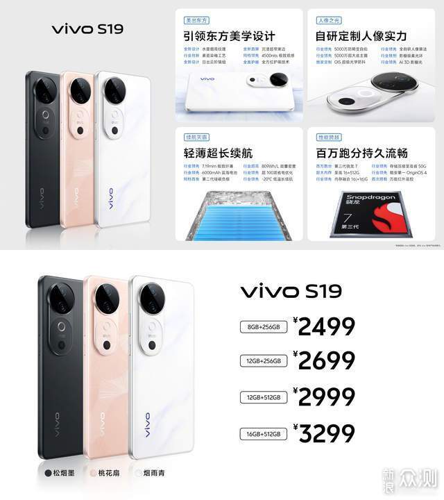 vivo S19系列：影棚全焦段人像+轻薄续航灭霸_新浪众测