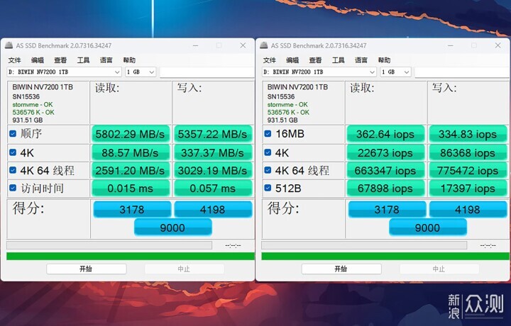 佰维NV7200 1TB SSD评测：PCIe4.0极速性能_新浪众测
