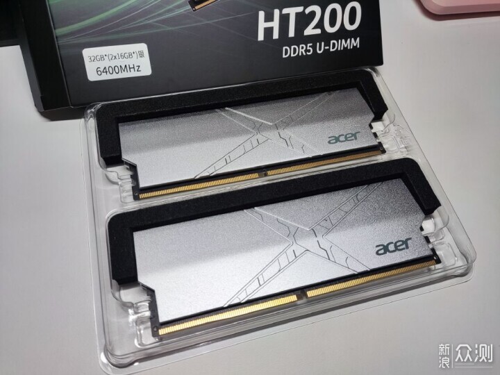 Acer HT200 DDR5主打电竞的高频内存性能如何_新浪众测