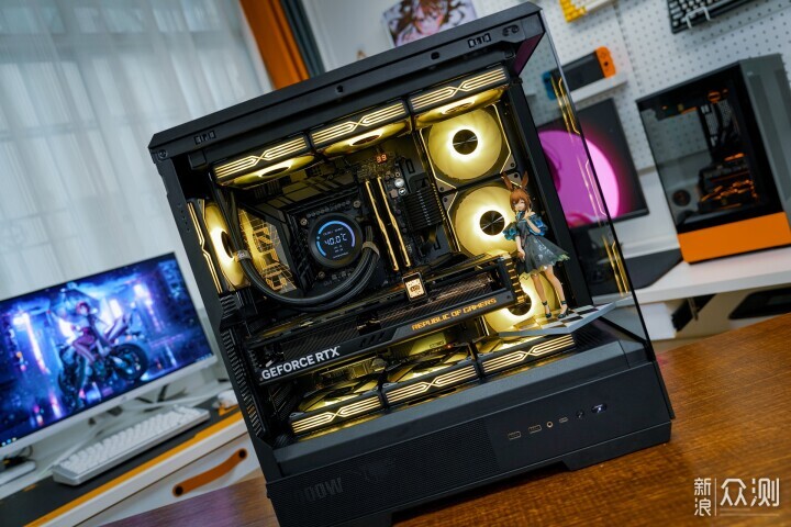 I7 14700K+ROG4070Ti S黄黑配高性能主机分享_新浪众测