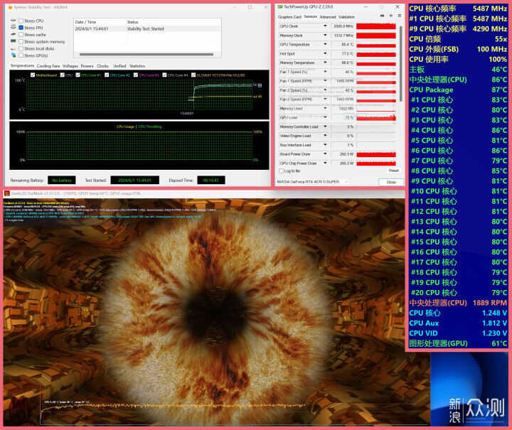 14700KF+B760+RTX4070TiS，装个海景房主机！_新浪众测