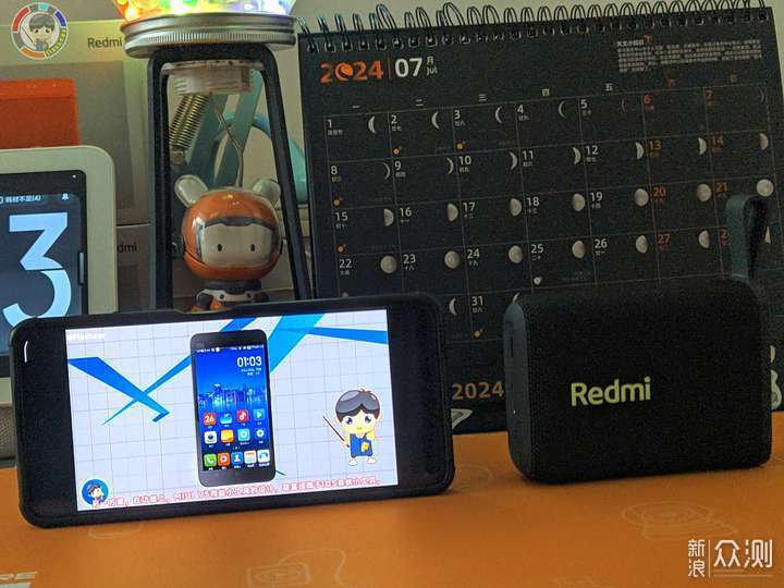 Redmi 蓝牙音箱买俩还能组立体声，颇具性价比_新浪众测