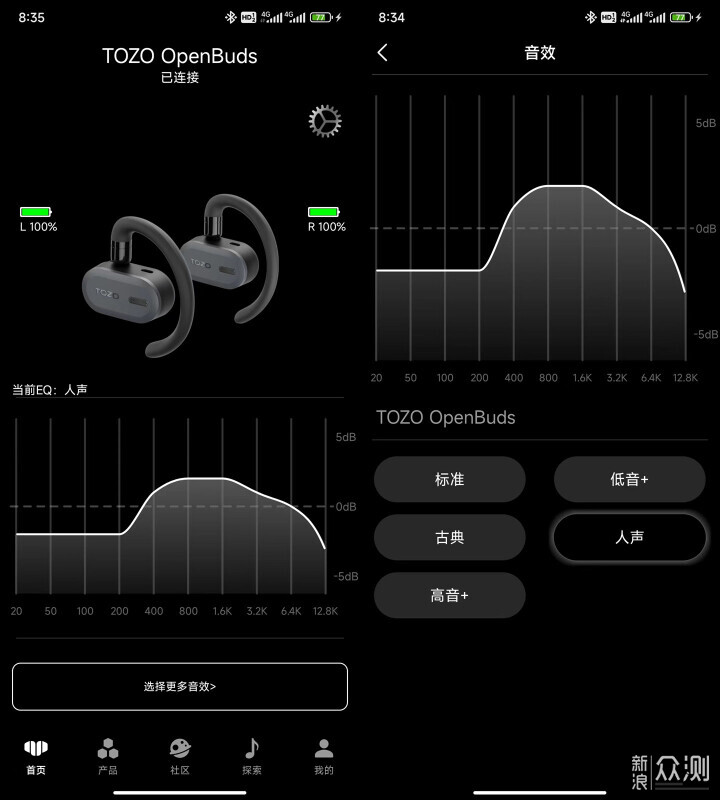 不入耳 零压佩戴-TOZO OPEN开放式耳机 _新浪众测