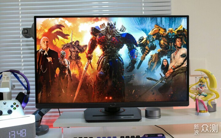 ROG信仰，4K 160Hz&FHD320Hz高刷27Pro显示器_新浪众测