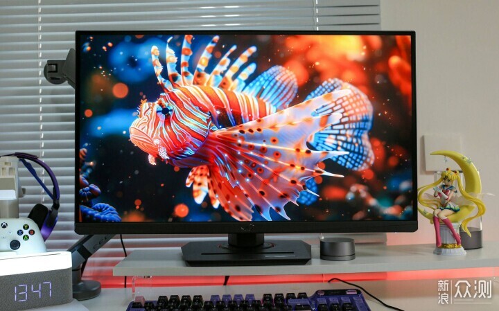 ROG信仰，4K 160Hz&FHD320Hz高刷27Pro显示器_新浪众测