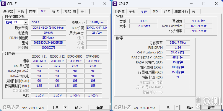 玖合 DDR5 玲珑系列 6800 RGB灯条 装机实测_新浪众测