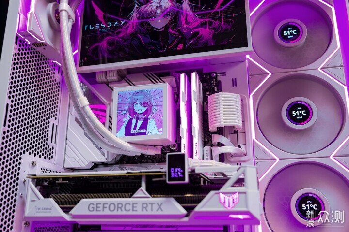 公主粉白配，全LCD屏I7+RTX4070TI S主机分享_新浪众测