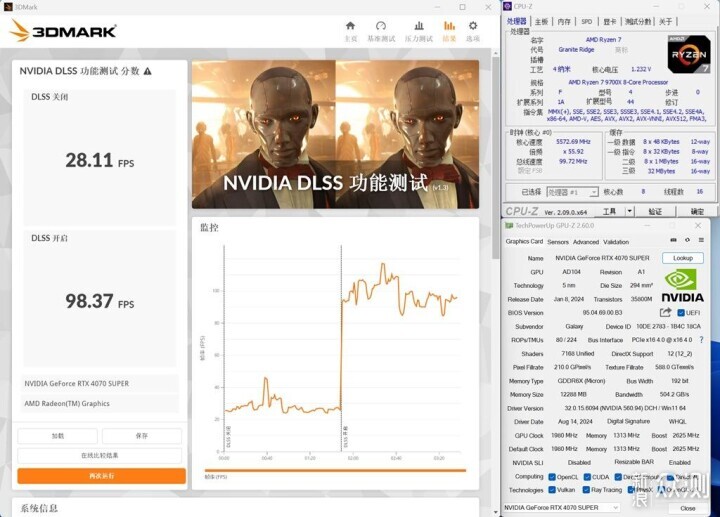 碰杠“14700K”！AMD RYZEN5 9700X对比实测！_新浪众测