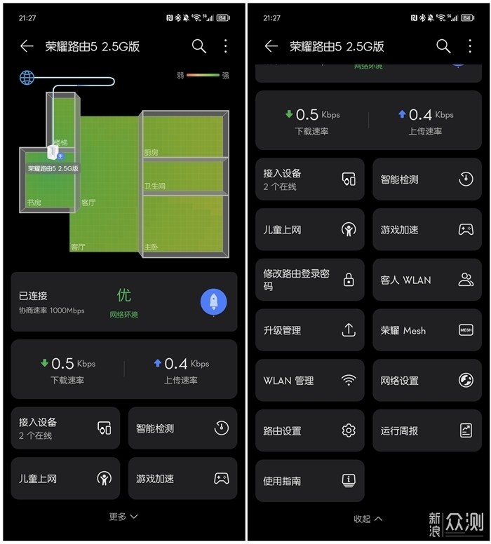 WiFi7已上线，荣耀路由5 2.5G版到底怎么样？_新浪众测