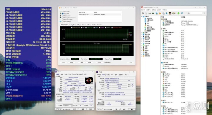 给表弟的开学3A整机,9600X+技嘉B650M冰雕主板_新浪众测