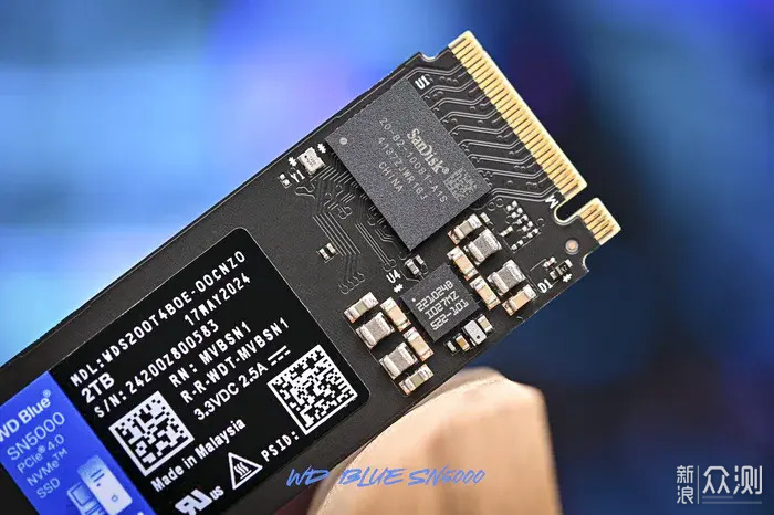 西部数据 WD Blue SN5000 NVMe SSD 2TB 简测_新浪众测