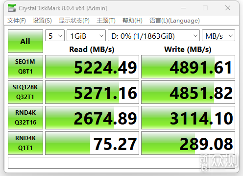 西部数据 WD Blue SN5000 NVMe SSD 2TB 简测_新浪众测