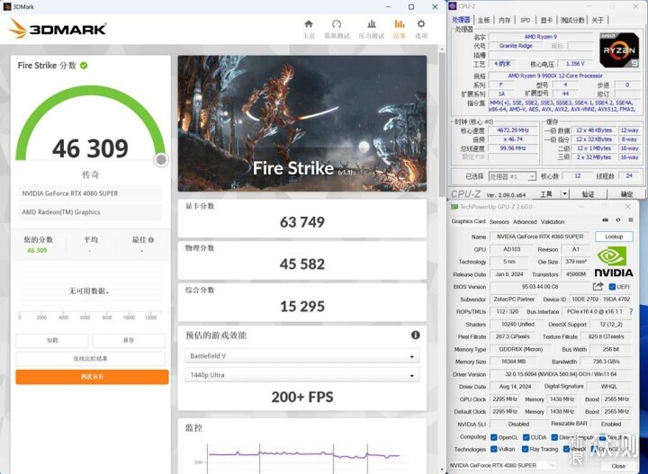 单核全超越，14900K PK 9900X对比实测！_新浪众测