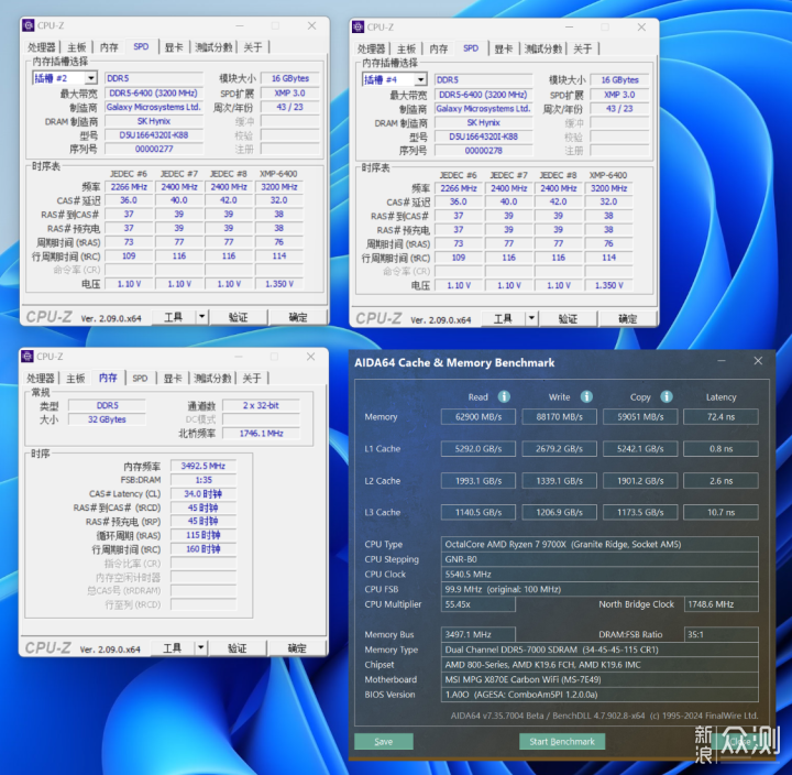 10月AMD平台配置分享：9700X+X870E+4070Ti S_新浪众测