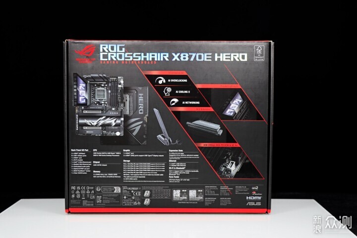 华硕 ROG CROSSHAIR X870E HERO_新浪众测