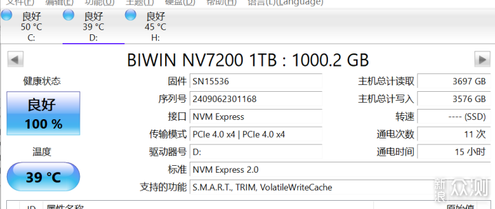 高性价比大厂SSD+顶级生产力！佰维NV7200评测_新浪众测