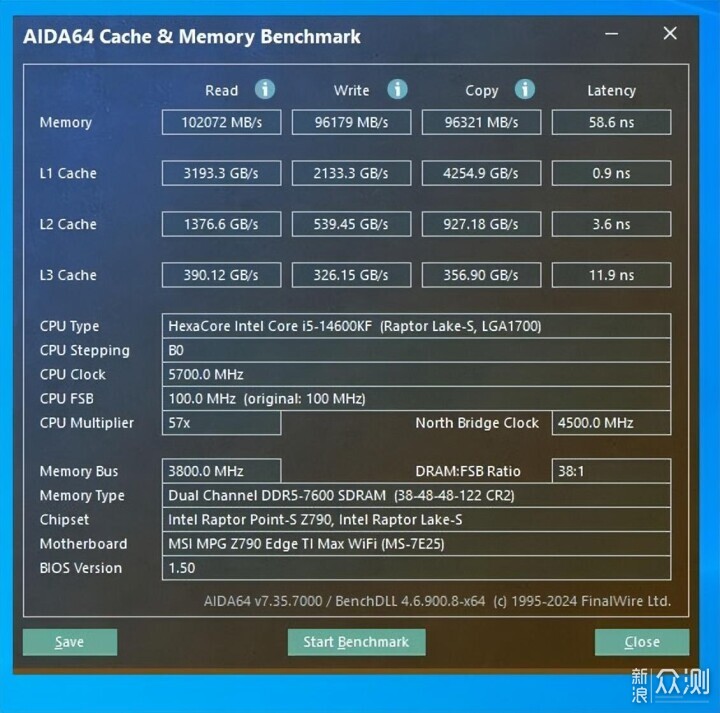 宏碁掠夺者Hera影锋DDR5 6800 32G内存试玩_新浪众测