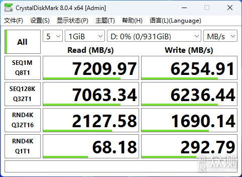 7200MB/s的性价比之选，宏碁 N7000 1TB评测_新浪众测